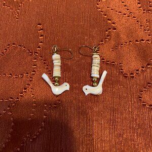Handcrafted Shell and Mother of Pearl Earrings, NEW